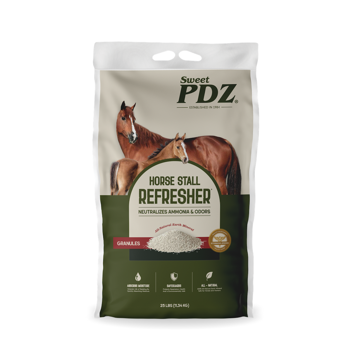 Sweet PDZ Horse Stall Refresher Granular 25 lb